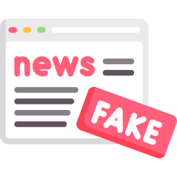 Fake news icon