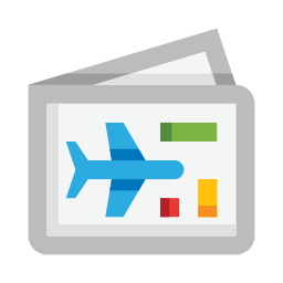 Boarding pass icon