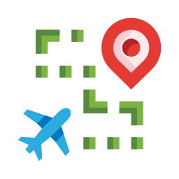 Flight route icon