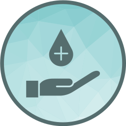 Blood donation icon