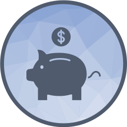 Piggy bank icon