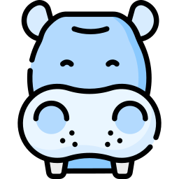 Hippopotamus icon