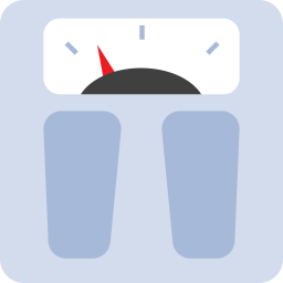 Weight scale icon