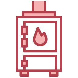 Pellet stove icon