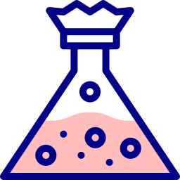 reakcja chemiczna ikona