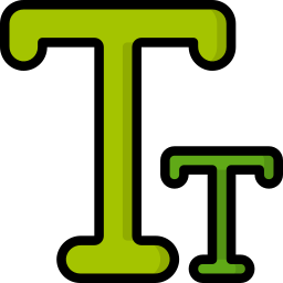 dimensione del testo icona