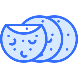 Pita bread icon