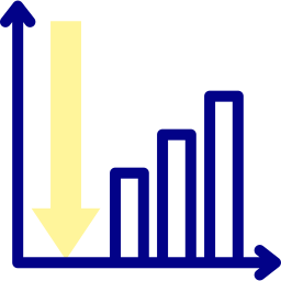 gráfico de barras Ícone