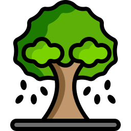 Autumn tree icon