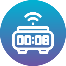 Digital clock icon