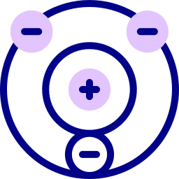 Negative ion icon