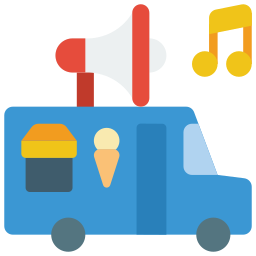 Ice cream truck icon