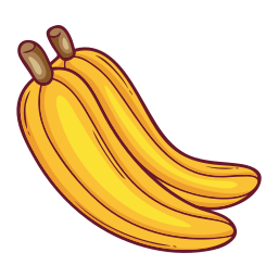 banan naklejka