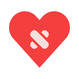 Wounded heart icon