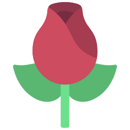 une rose Icône