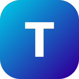 Letter t icon