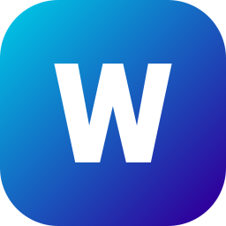 Letter w icon