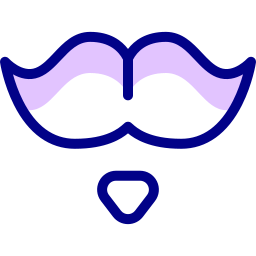 moustache Icône