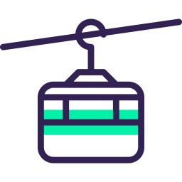 Cable car cabin icon