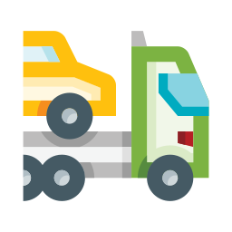 Shipping truck icon