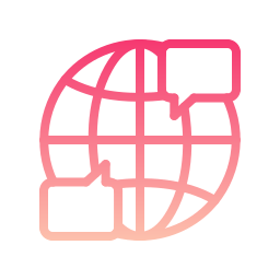 globale kommunikation icon