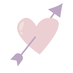 Heart sticker