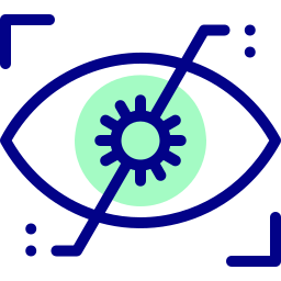 Eye scanner icon