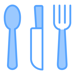 utensílios para comer Ícone