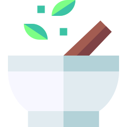 Herbal treatment icon