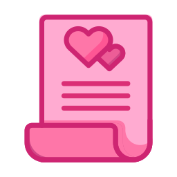 Love letter icon