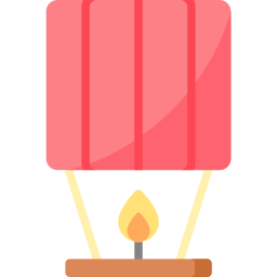 Sky lantern icon