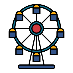 Ferris wheel icon