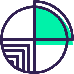 diagramme circulaire Icône