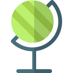 Earth globe icon