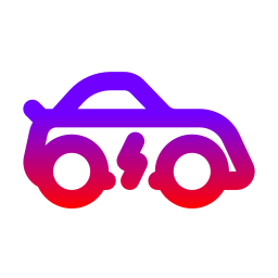 Electric car icon