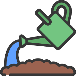 Watering plants icon