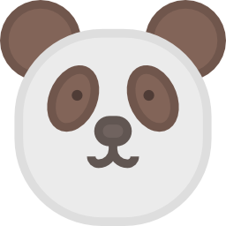 urso panda Ícone