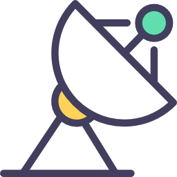 Satellite dish icon