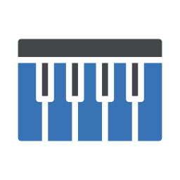 Piano keyboard icon