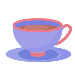 Cup and saucer icon