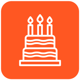 Birthday cake icon