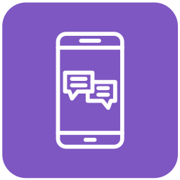 Mobile chat icon