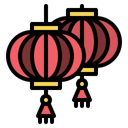 Chinese lantern icon