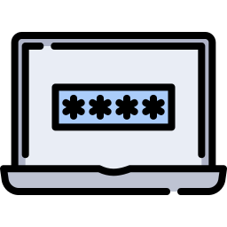 Secure computer icon