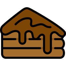 Chocolate cake icon