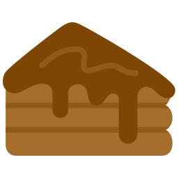 Chocolate cake icon