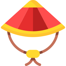 Chinese hat icon