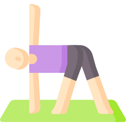 Yoga pose icon