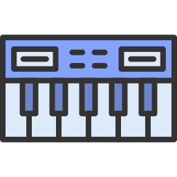 Piano keyboard icon