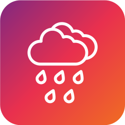 Heavy rain icon